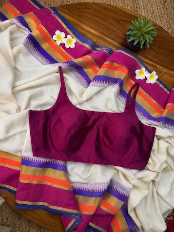 Mul Mul Cotton Saree- MM703