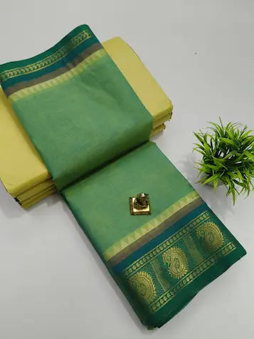 Chettinad Kanchi Cotton Saree- C602