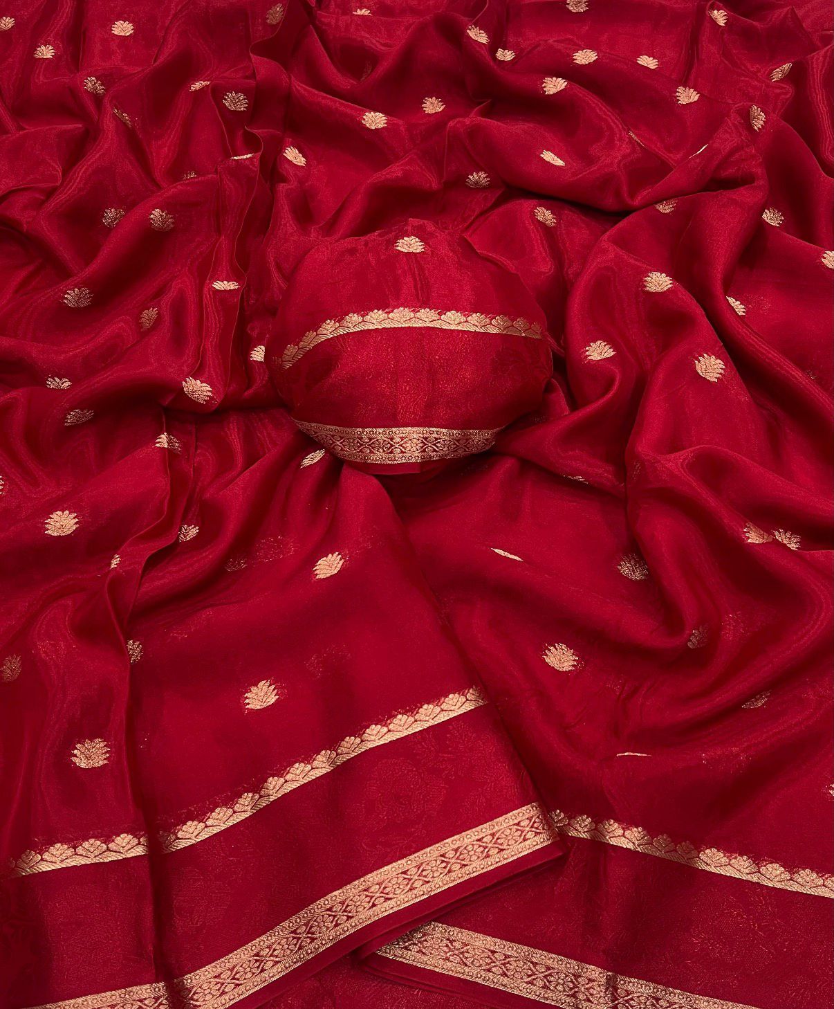 Viscose Crepe Silk Saree- VC801