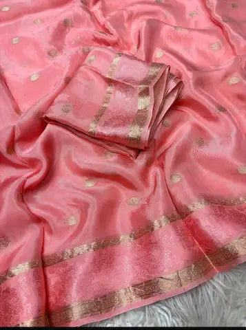 Viscose Crepe Silk Saree- VC801