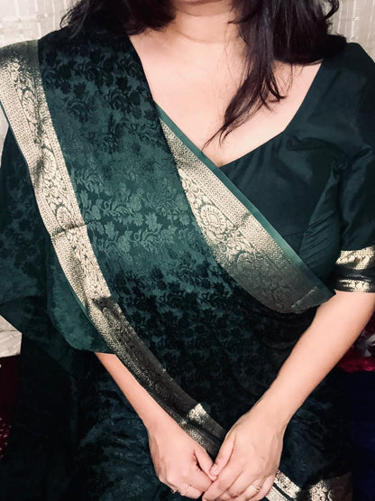 Viscose Chinnon Saree- VC803